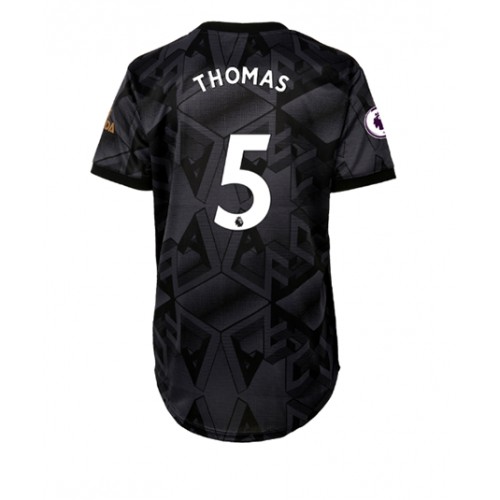Fotbalové Dres Arsenal Thomas Partey #5 Dámské Venkovní 2022-23 Krátký Rukáv